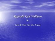 REGINALD KYLE WILLIAMS