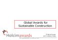 Holcim Award for sustainable constructions. PowerPoint PPT Presentation