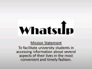 WhatsUp Business Plan (unfinished)