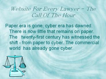 Internet Marketing – A boon for lawyers