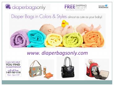 Diaper Bags Only