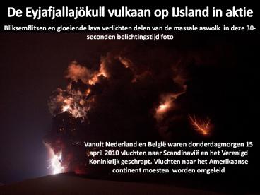 De Eyjafjallajokull-vulkaan 2010