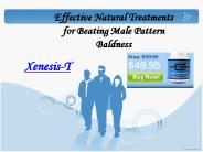 Effective Natural Treatments for Beating Male Pattern Baldness