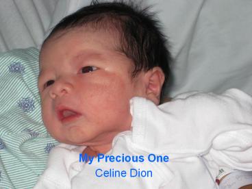 Sean_My Precious One