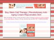 Stem Cell Therapy Skin Rejuvenation Cream