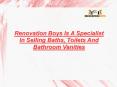 Renovation Boys, Specialist In Bathroom Vanities