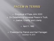 Pacem in Terris
