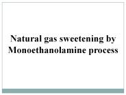 Natural gas sweetening