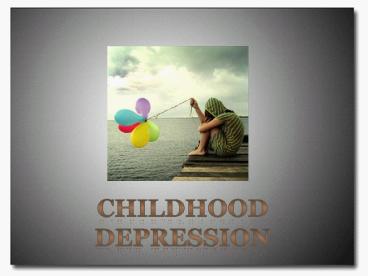 WINNE'S CHILDHOOD DEPRESSION