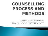 COUNSELLING- COUNSELLING PROCESS-HITHA