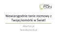 Tanie rozmowy zagraniczne z telefonu komórkowego. Alterfon.pl, taniozkomorki.pl