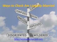Ways to Check Am I Legally Married