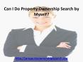 Can I Do Property Ownership Search by Myself?