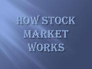 How Stock Market Works