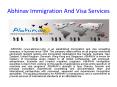 Abhinav Immigration Visas Services Power Point Presentation PPT PowerPoint PPT Presentation