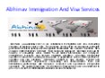 Abhinav Immigration Visas Services Power Point PPT PowerPoint PPT Presentation
