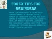 Forex Tips For Beginners