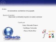 Ejercicios de practica representar coordenadas de puntos 2