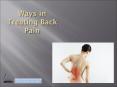 back pain treatment PowerPoint PPT Presentation