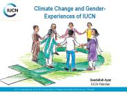 Climate Change and Gender Saadullah Ayaz