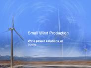 Renewable energy