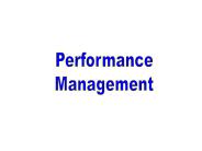 Performance Management PowerPoint PPT Presentation