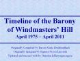 Timeline of the Barony of Windmasters Hill April 1975 to April 2011 PowerPoint PPT Presentation