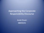 Corporate Social Responsibility