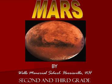 Mars Project  Wells Memorial School