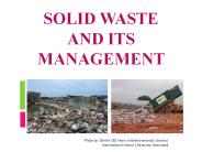 solid waste management