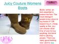 Juicy Couture Womens Boots