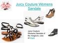 Juicy Couture Womens Sandals