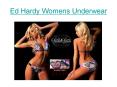 Ed Hardy Womens Underwear