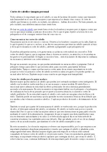 Nuevos cortes de cabello