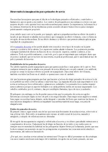 Peinados para las novias