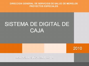 Sistema Digital de Caja