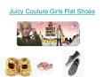Juicy Couture Girls Flat Shoes