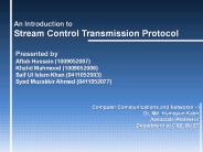 Introduction of SCTP