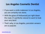 Los Angeles Cosmetic Dentist