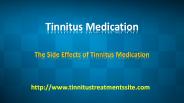 Tinnitus Medication