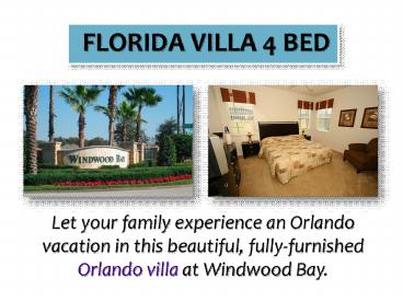 Villas in Florida to Rent