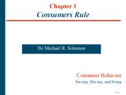 Consumer Behavior Chapter 1
