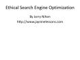 Ethical Search Engine Optimization PowerPoint PPT Presentation