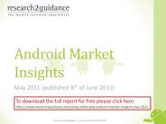 Android Market Insights May 2011