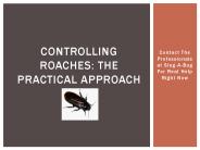 Controlling Roaches: The Practical Approach