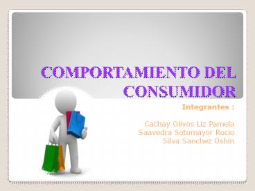 comportamiento del consumidor