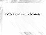 FAQ On Reverse Phone Lookup