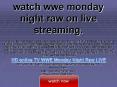 watch wwe monday night raw on live streaming.