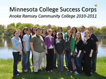 Minnesota College Success Corps