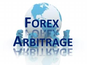 Forex ARBITRAGE